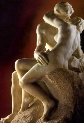 August Rodin sculpture, the Kiss