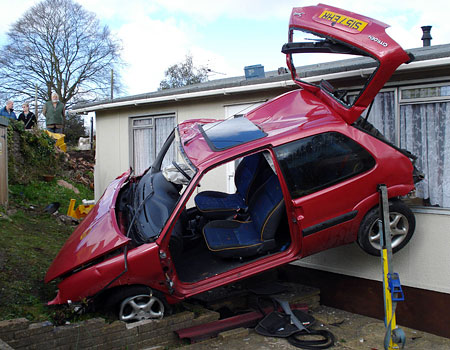 Smashed Citroen