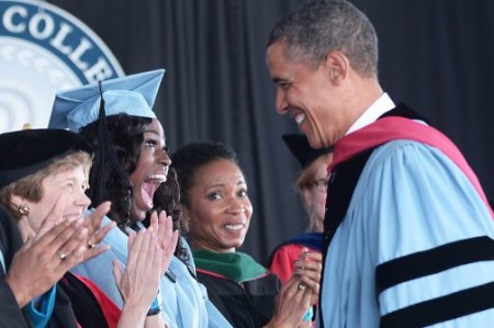 President Obama at Barnard College